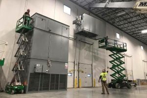 Kohl Distribution Center HVAC system in building interior