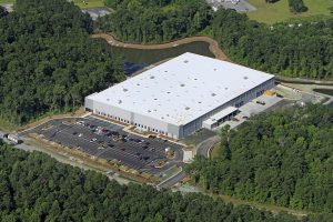 Wabco Compressor Manufacturing Drone view of building exterior