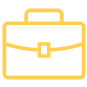 Yellow Briefcase Icon