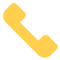 Yellow Phone Icon